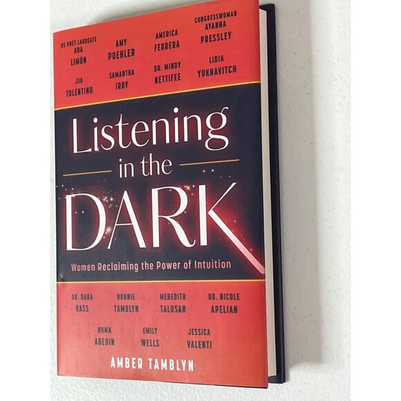 Listening in the Dark by Amber Tamblyn Hardcover Book Women Essays & Intuition - Picture 3 of 5